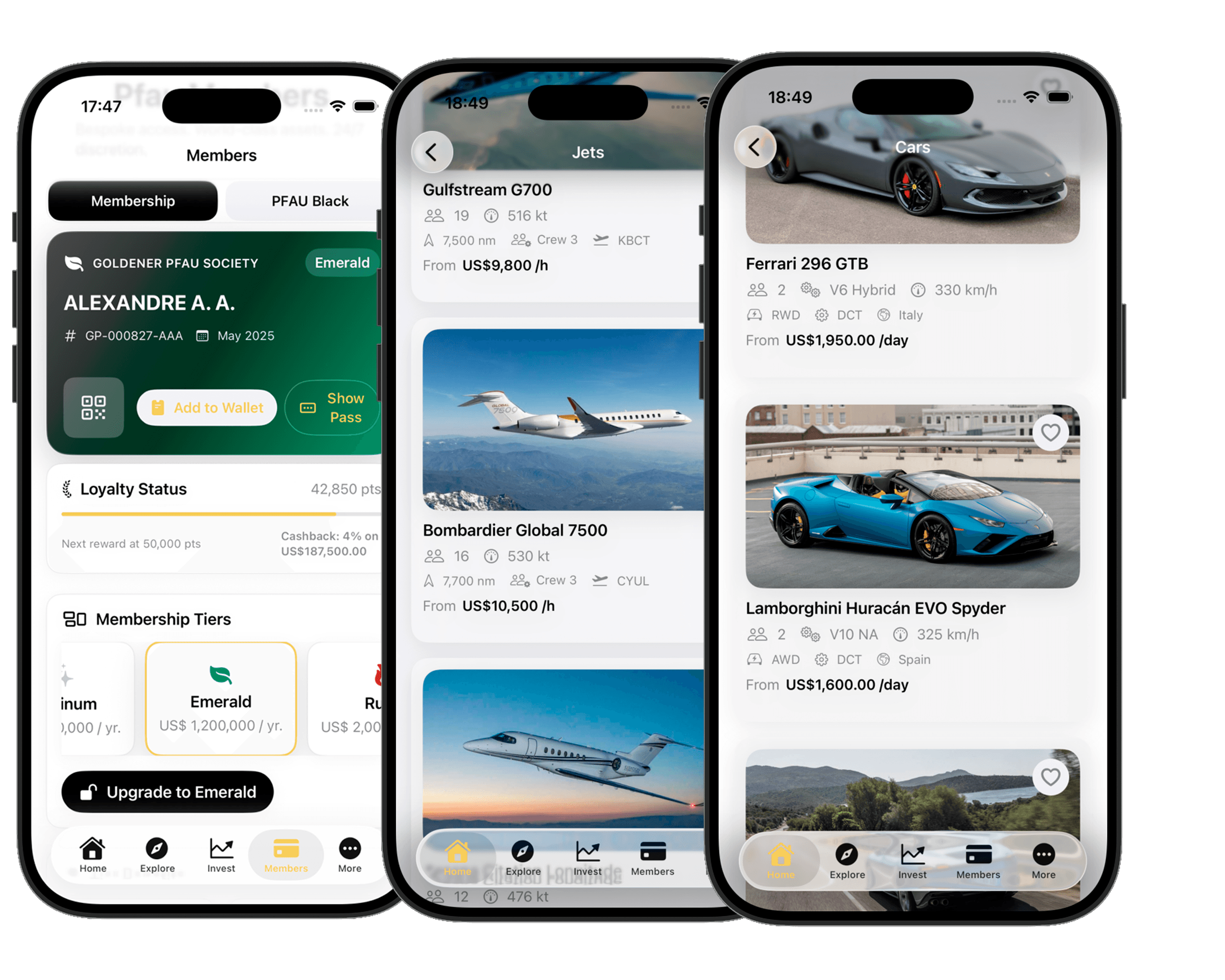 Goldener Pfau private platform preview three